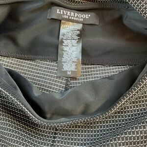 Liverpool Black and White Leggings